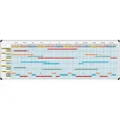 Ultradex Jahresplaner-Set B150xH75cm 5-Tage-Woche 60 Zeilen