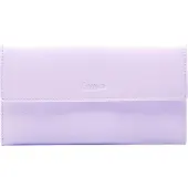 Esquire Leder Geldbörse Viktoria Ladies Long Wallet Lilac flieder