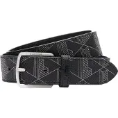 Lacoste Gürtel - Herren Gürtel - Coated Canvas Mon - Gr. 85 CM - in Schwarz - für Damen