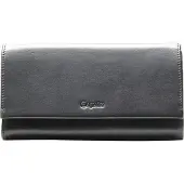 Esquire Geldbörse New Silk Ladies Long Wallet Black schwarz