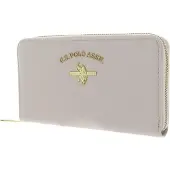 U.S. POLO ASSN. Geldbörse Stanford Zip Around Wallet Cream-White weiß