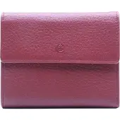 Esquire Leder Geldbörse Deer Cardsafe Wallet Red dunkelrot