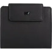 Braun Büffel Leder Geldbörse Capri Wallet 4CS Black schwarz