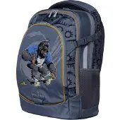 Tenneco Walker Schulrucksack Rucksack mit Laptopfach Fame 2.0 LED Backpack 28L Banana Slide grau