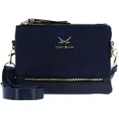 Sansibar Umhängetasche Schultertasche Zip Bag Ocean blau