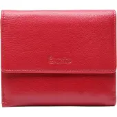 Esquire Leder Geldbörse Viktoria Wallet With Flap Red dunkelrot