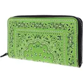 Gabs Leder Geldbörse GMONEY17 Bandana Ruga Wallet Pear Green grün