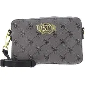 U.S. POLO ASSN. Umhängetasche Hampton Crossbody Bag Black grau