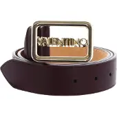 Valentino Around Plaque Buckle Belt