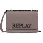 Replay Umhängetasche Schultertasche Crossbody Bag Taupe Gray