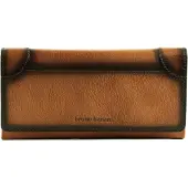 Bruno Banani Leder Geldbörse Wallet with Flap Cognac braun