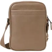 Marc O'Polo Leder Umhängetasche Lukki Crossbody Bag Burnt Ash taupe