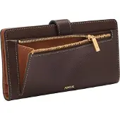 Fossil Geldbörse Harwell Tab Bifold Mink dunkelbraun