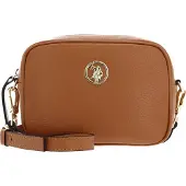 U.S. POLO ASSN. Leder Umhängetasche Arlington Crossbody Bag Light Tan hellbraun