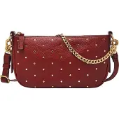 Fossil Schultertasche Umhängetasche Jolie Shoulderbag Scarlet weinrot
