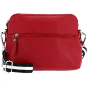 Bruno Banani Leder Umhängetasche Crossbody Bag Red rot