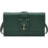 Fossil Geldbörse Umhängetasche Harwell Wallet Crossbody Viridian dunkelgrün