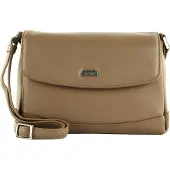 PICARD Leder Schultertasche Umhängetasche Really Shoulder Bag Hazel taupe