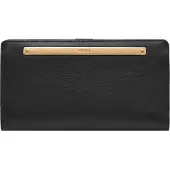 Fossil Leder Geldbörse Liza Slim Bifold Wallet Black schwarz