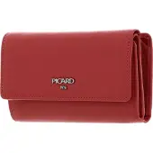 PICARD Leder Geldbörse Bingo Flap Wallet Melon koralle