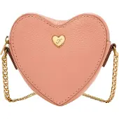 Fossil Umhängetasche Vday Heart Zip Ethereal Pink lachsfarben