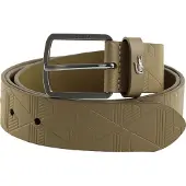 Lacoste Monogramme Embossed Belt