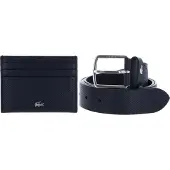 Lacoste Elegance Punch Cardholder + Belt Box