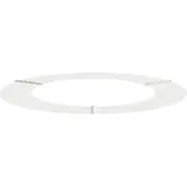 vidaXL geeignet für flachen Baumring Weiß Ø60 / 90 cm Stahl