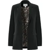 Pieces Longblazer "PCBOZZY LS DETAIL BLAZER NOOS BC" mit Leo Futter