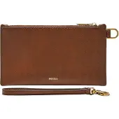 Fossil Handgelenktasche Utensilientasche Gift Wristlet Brown braun
