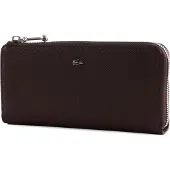 Lacoste Geldbörse Daily City Slim Zip Wallet Fudge dunkelbraun