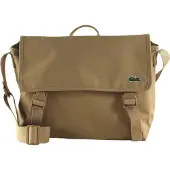 Lacoste Umhängetasche Tablettasche Messenger Bag Tan beige