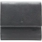 Esquire Leder Wiener Schachtel Deer Wiener Wallet Black schwarz