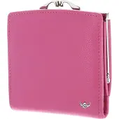 Golden Head Leder Geldbörse Madrid RFID Protect French Coin Purse Wallet Fuchsia pink