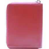 Esquire Geldbörse Silk 02 Zip Around Wallet Red dunkelrot