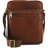 Saddler Umhängetasche Valle Messenger Bag Midbrown braun
