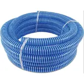 Bevo 7m Spiralschlauch 1 Zoll 25mm blau Saugschlauch Pumpenschlauch Ansaugschlauch