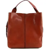 Saddler Leder Handtasche Umhängetasche Elsa Tote Bag Midbrown braun