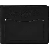 Fossil Geldbörse Anderson Large Coin Pocket Bifold Black schwarz