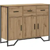 vidaXL Sideboard Artisan-Eiche 97 x 32,5 x 74,5 cm