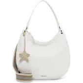 Tamaris Beuteltasche "Beutel TAS Kea", Damen, Gr. B/H/T: 38cm x 29cm x 3cm 0, weiß (weiß 300), Polyester, Taschen Beuteltasche
