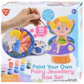 Playgo Schmuckkästchen zum Bemalen Märchen Bastelset 8-teilig