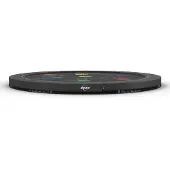 Berg Bodentrampolin Elite InGround 430 Stahlrahmen Grau Levels