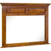 MASSIVMOEBEL24.DE MASSIVMOEBEL24Spiegel Akazie 110x6x87 honig lackiert OXFORD #0328