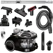 MPM Wasserstaubsauger mit Wasserfilter, leistungsstarker Industrie-Bora MOD-47 2400 W