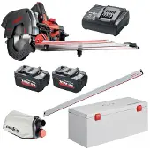 Mafell Akku Kappschienen Säge KSS 60 18M bl Transportkoffer + Führungsschiene