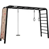 Berg Spiel- und Fitnessgerät PlayBase Large + Peak set Stahl zum Eingraben