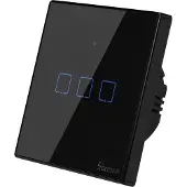 Sonoff Touch-Lichtschalter 3-fach, WLAN, EU, T3EU3C-TX, 1 Stk.