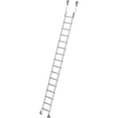 Proregal Stufen-Regalleiter fahrbar 16 Stufen