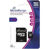 MediaRange 4 GB microSDHC (schwarz, Class 10)